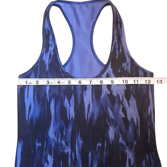 Lululemon Cool Racerback Tank Painted Animal Sprinkler Black Print Women’s Top - Picture 3 of 6